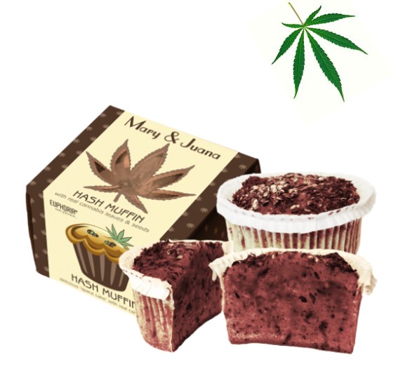 Mary & Juana Cannabis Muffin kakao